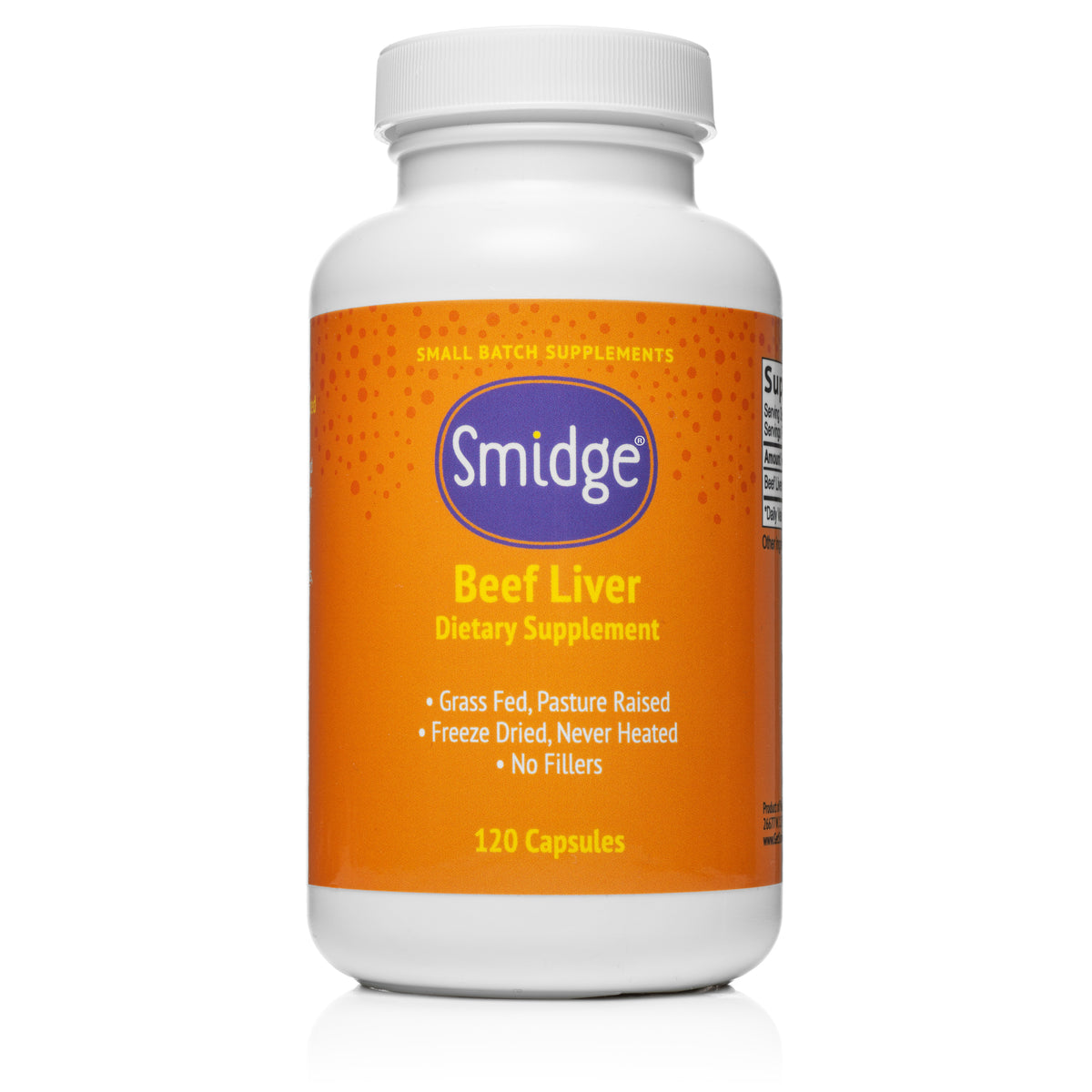 Complément Alimentaire Foie De Bœuf 3000 Mg - 120 Capsules - Sans Dégraissage - Nourri à L'herbe - KENOFOR