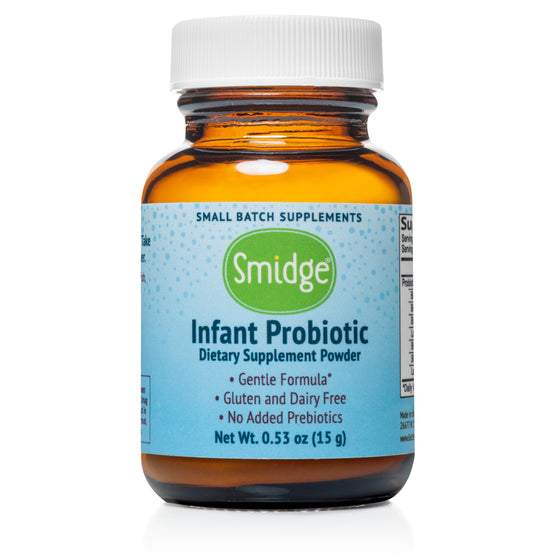 Smidge® Infant Probiotic Powder front label